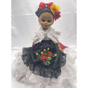 MUNECAS GDE VERACRUZ  DOLL TOY BEAUTIFUL LIFELIKE MEXICO VINTAGE  ORIGINAL 13”